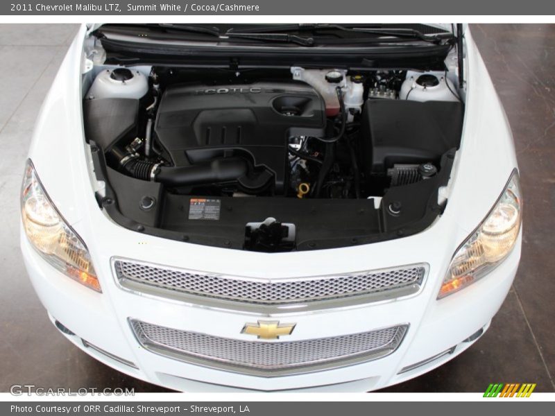 Summit White / Cocoa/Cashmere 2011 Chevrolet Malibu LTZ