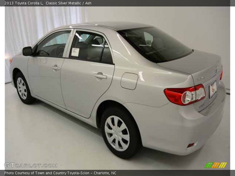 Classic Silver Metallic / Ash 2013 Toyota Corolla L