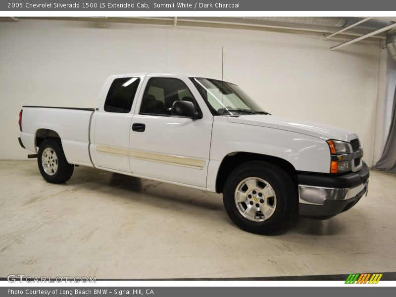 Summit White / Dark Charcoal 2005 Chevrolet Silverado 1500 LS Extended Cab