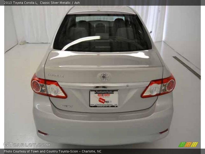 Classic Silver Metallic / Ash 2013 Toyota Corolla L