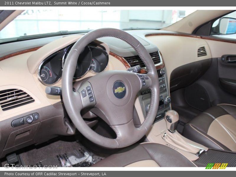 Dashboard of 2011 Malibu LTZ