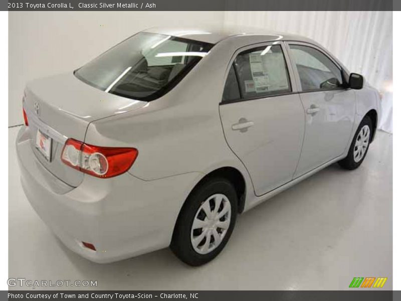 Classic Silver Metallic / Ash 2013 Toyota Corolla L