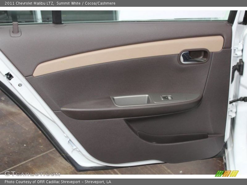 Summit White / Cocoa/Cashmere 2011 Chevrolet Malibu LTZ