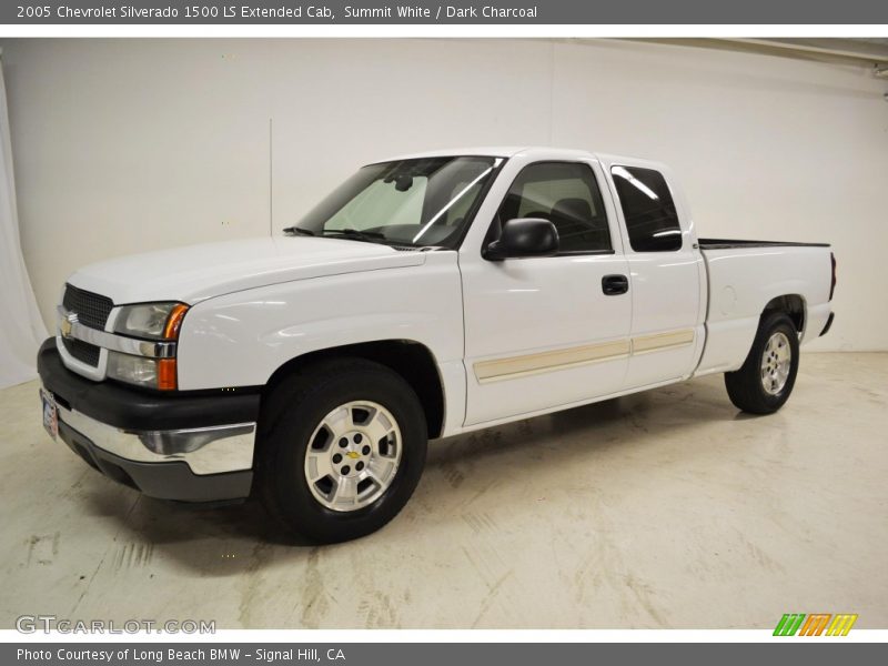 Summit White / Dark Charcoal 2005 Chevrolet Silverado 1500 LS Extended Cab