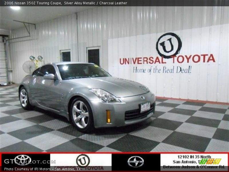 Silver Alloy Metallic / Charcoal Leather 2006 Nissan 350Z Touring Coupe