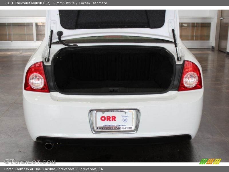 Summit White / Cocoa/Cashmere 2011 Chevrolet Malibu LTZ