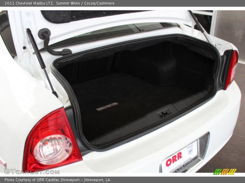 Summit White / Cocoa/Cashmere 2011 Chevrolet Malibu LTZ