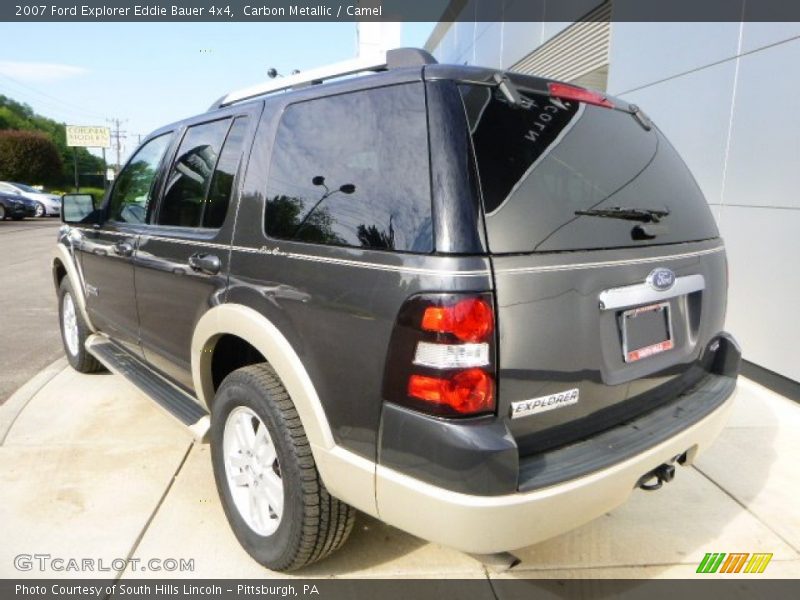 Carbon Metallic / Camel 2007 Ford Explorer Eddie Bauer 4x4