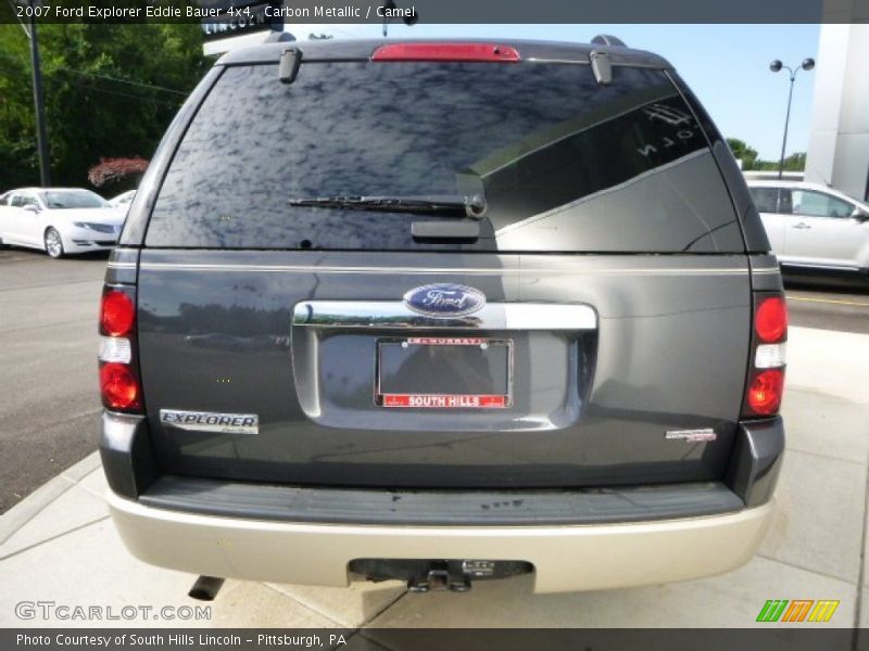 Carbon Metallic / Camel 2007 Ford Explorer Eddie Bauer 4x4