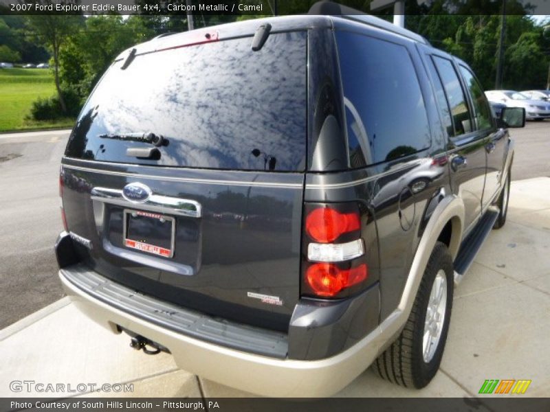 Carbon Metallic / Camel 2007 Ford Explorer Eddie Bauer 4x4