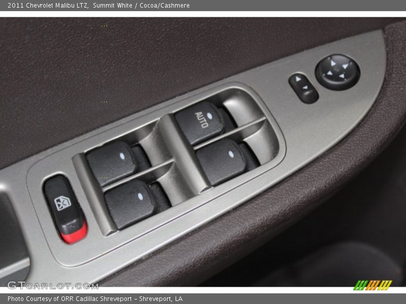 Summit White / Cocoa/Cashmere 2011 Chevrolet Malibu LTZ