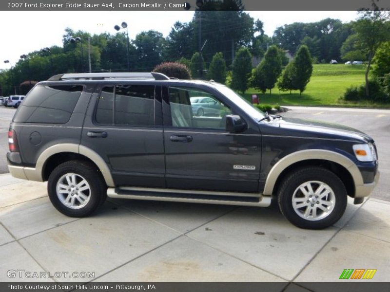 Carbon Metallic / Camel 2007 Ford Explorer Eddie Bauer 4x4