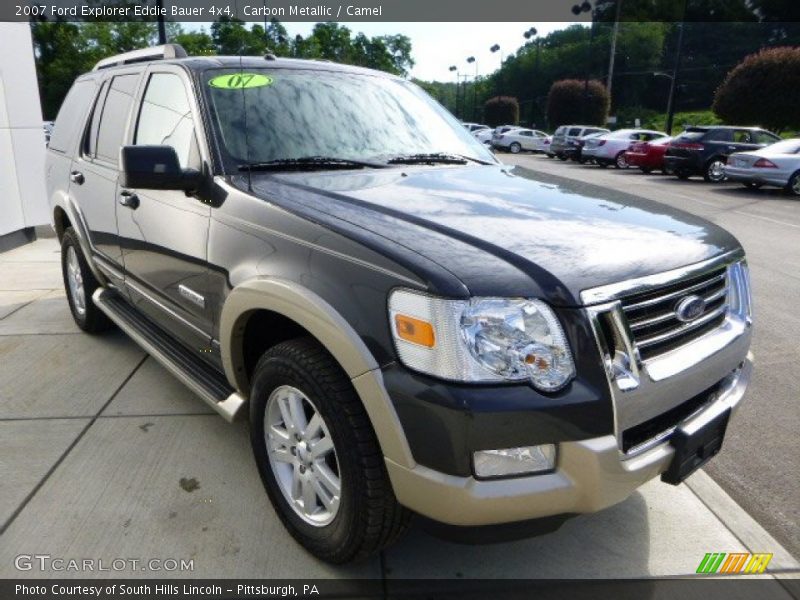 Carbon Metallic / Camel 2007 Ford Explorer Eddie Bauer 4x4