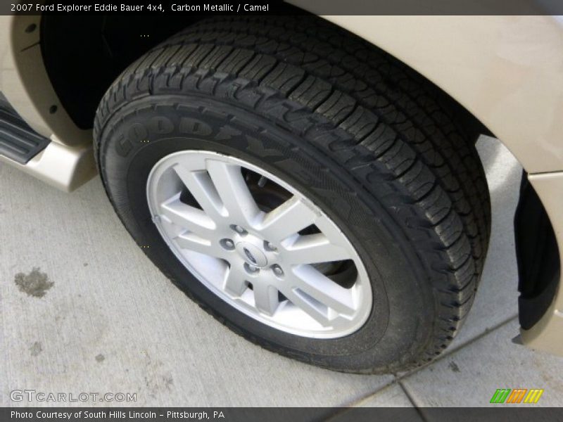 Carbon Metallic / Camel 2007 Ford Explorer Eddie Bauer 4x4