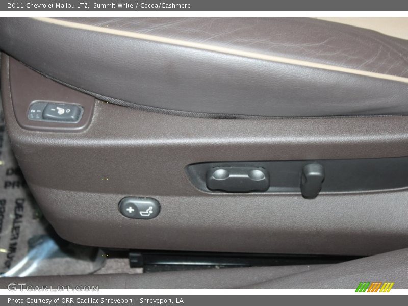 Summit White / Cocoa/Cashmere 2011 Chevrolet Malibu LTZ