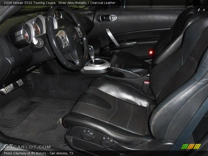 Silver Alloy Metallic / Charcoal Leather 2006 Nissan 350Z Touring Coupe