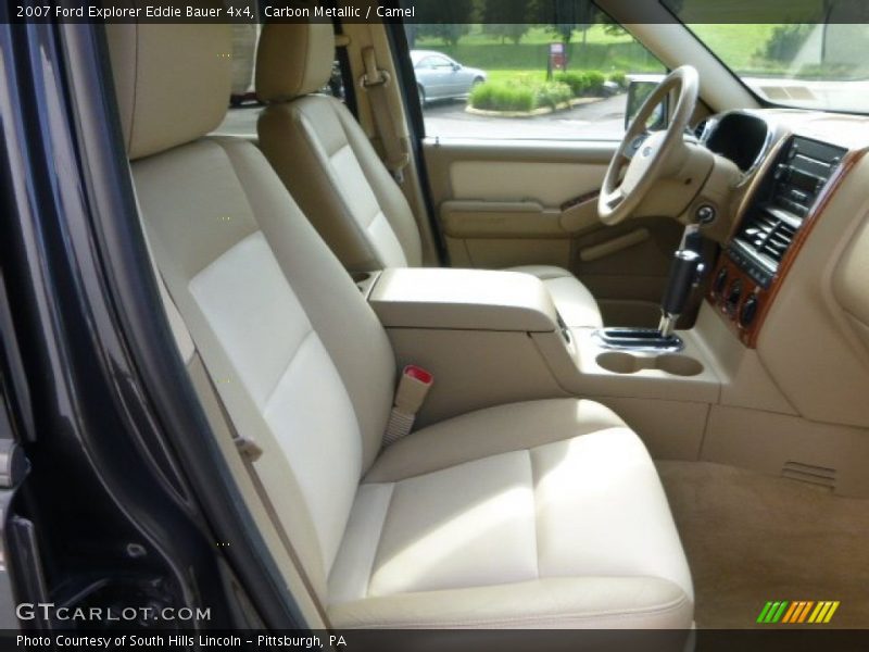 Carbon Metallic / Camel 2007 Ford Explorer Eddie Bauer 4x4