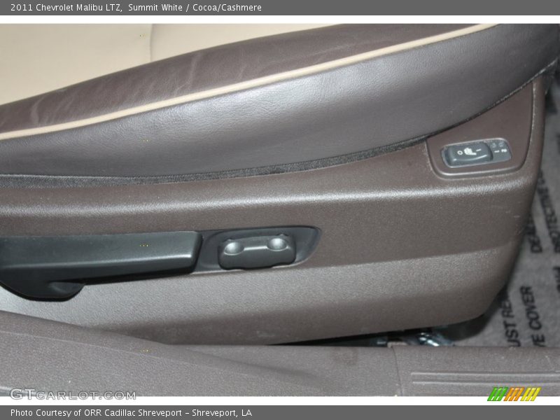 Summit White / Cocoa/Cashmere 2011 Chevrolet Malibu LTZ
