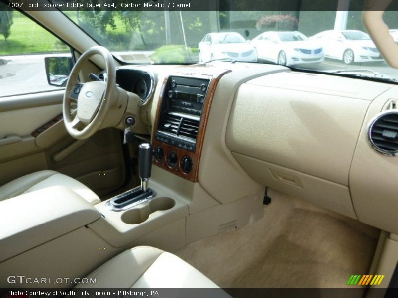Carbon Metallic / Camel 2007 Ford Explorer Eddie Bauer 4x4