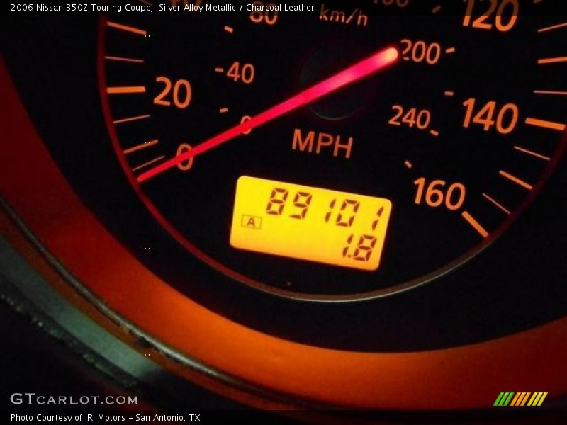 Silver Alloy Metallic / Charcoal Leather 2006 Nissan 350Z Touring Coupe