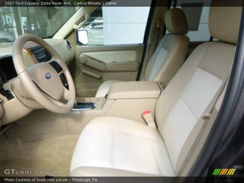 Carbon Metallic / Camel 2007 Ford Explorer Eddie Bauer 4x4