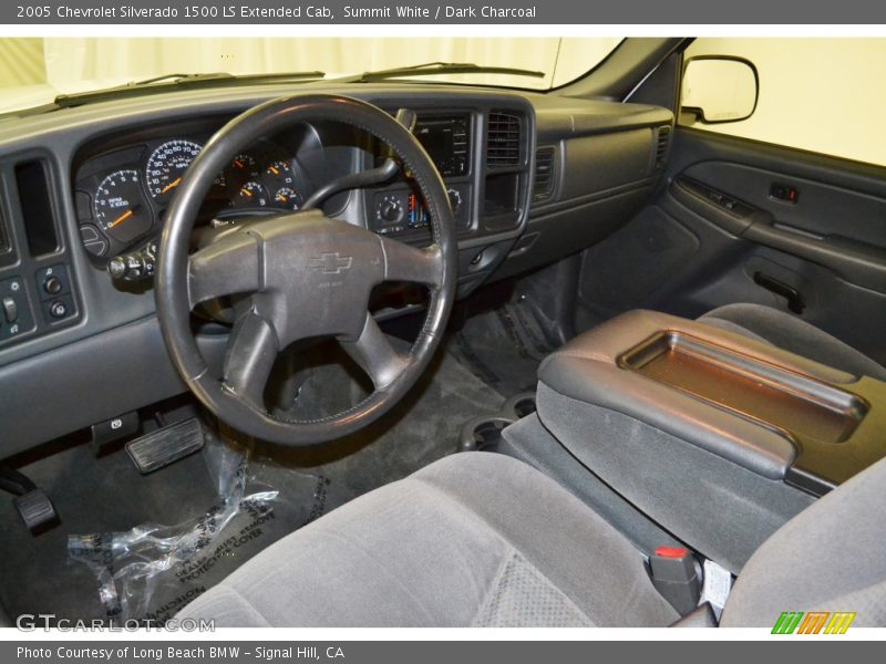 Summit White / Dark Charcoal 2005 Chevrolet Silverado 1500 LS Extended Cab