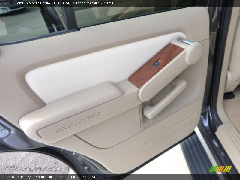 Carbon Metallic / Camel 2007 Ford Explorer Eddie Bauer 4x4
