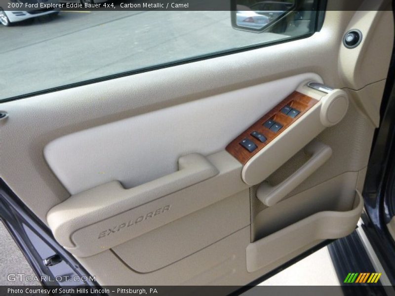Carbon Metallic / Camel 2007 Ford Explorer Eddie Bauer 4x4