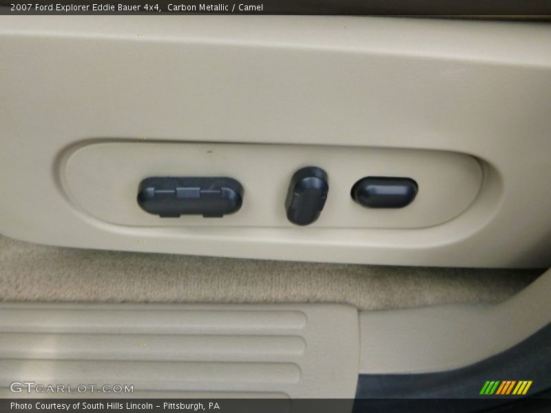 Carbon Metallic / Camel 2007 Ford Explorer Eddie Bauer 4x4