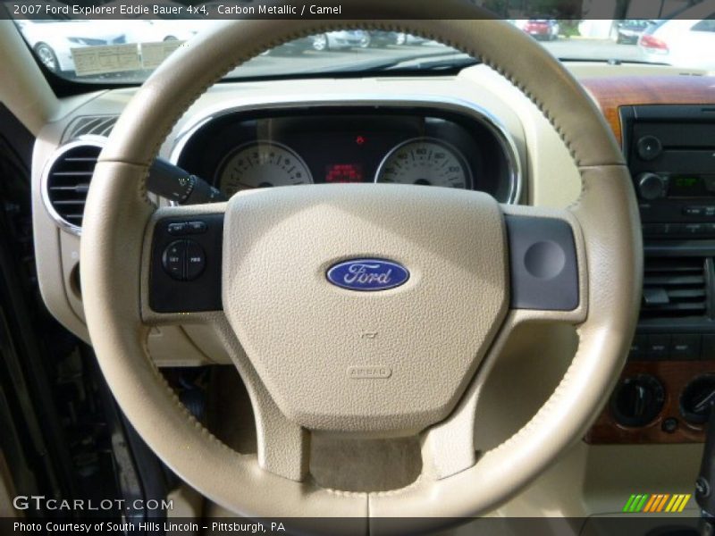 Carbon Metallic / Camel 2007 Ford Explorer Eddie Bauer 4x4