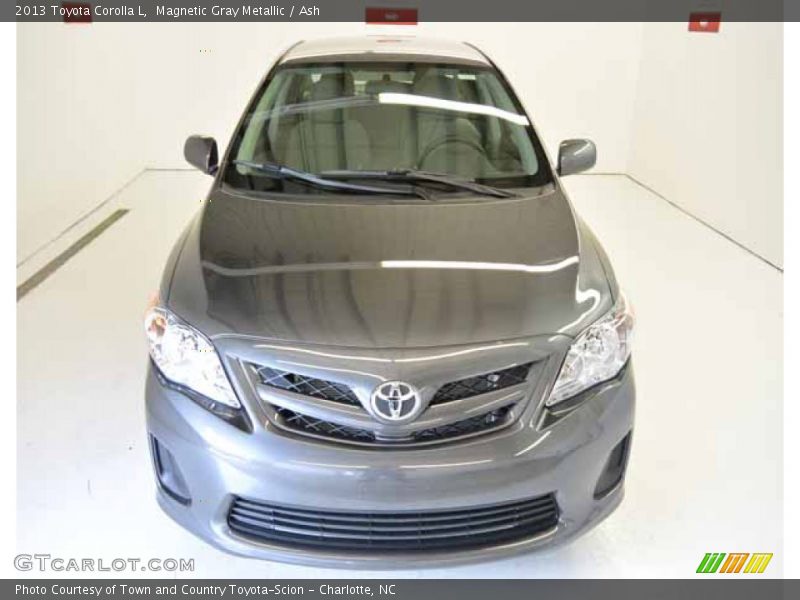 Magnetic Gray Metallic / Ash 2013 Toyota Corolla L