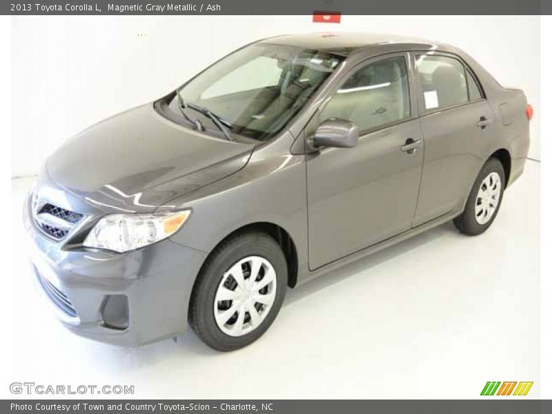 Magnetic Gray Metallic / Ash 2013 Toyota Corolla L