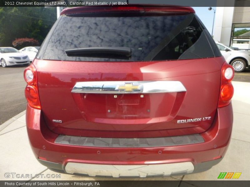 Cardinal Red Metallic / Jet Black 2012 Chevrolet Equinox LTZ AWD