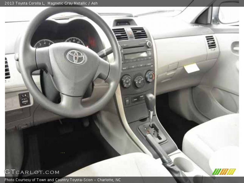 Magnetic Gray Metallic / Ash 2013 Toyota Corolla L