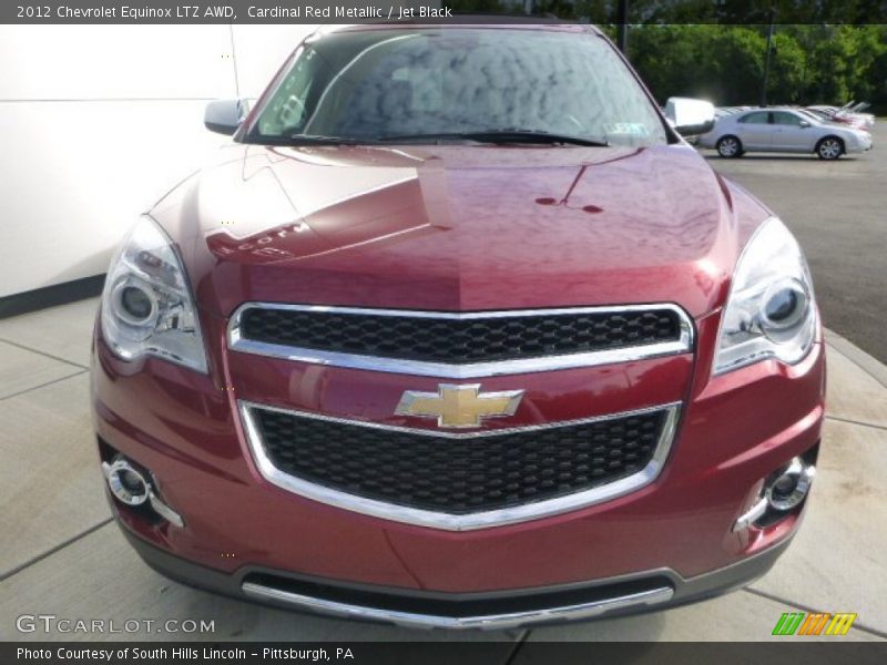Cardinal Red Metallic / Jet Black 2012 Chevrolet Equinox LTZ AWD