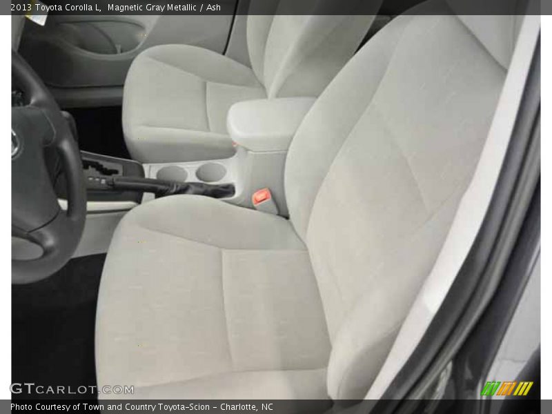 Magnetic Gray Metallic / Ash 2013 Toyota Corolla L