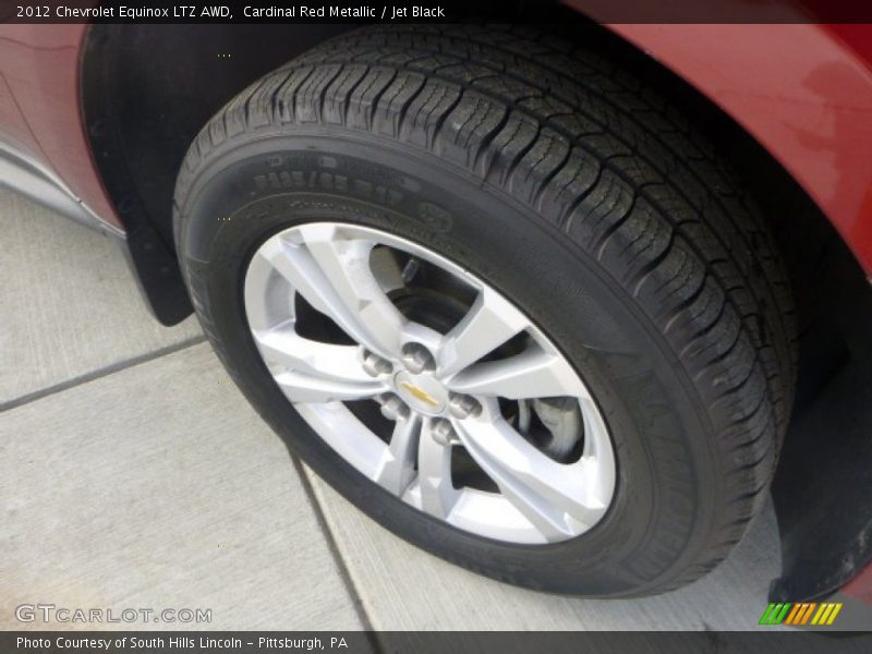 Cardinal Red Metallic / Jet Black 2012 Chevrolet Equinox LTZ AWD