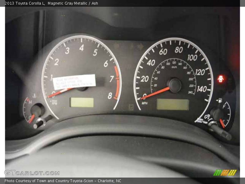 Magnetic Gray Metallic / Ash 2013 Toyota Corolla L