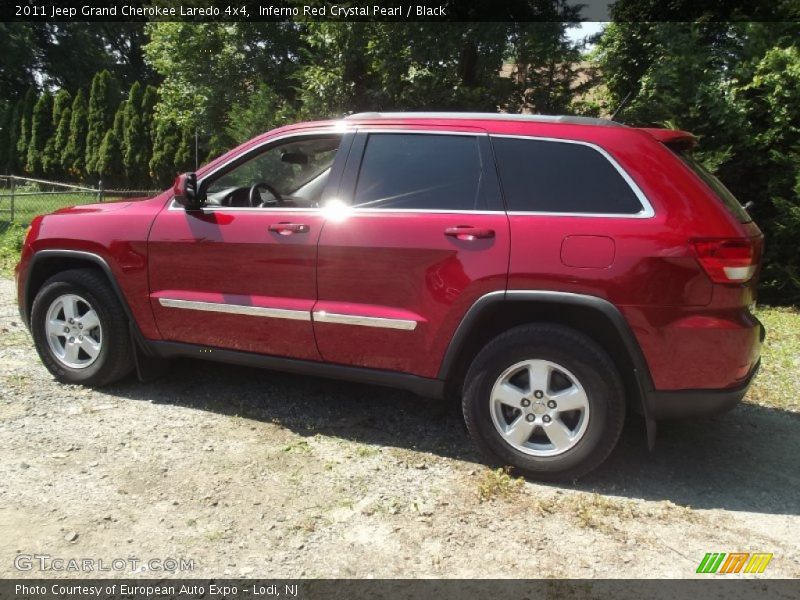 Inferno Red Crystal Pearl / Black 2011 Jeep Grand Cherokee Laredo 4x4