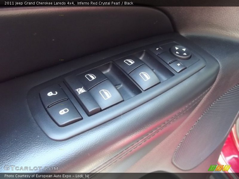 Inferno Red Crystal Pearl / Black 2011 Jeep Grand Cherokee Laredo 4x4
