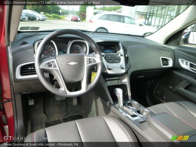 Cardinal Red Metallic / Jet Black 2012 Chevrolet Equinox LTZ AWD