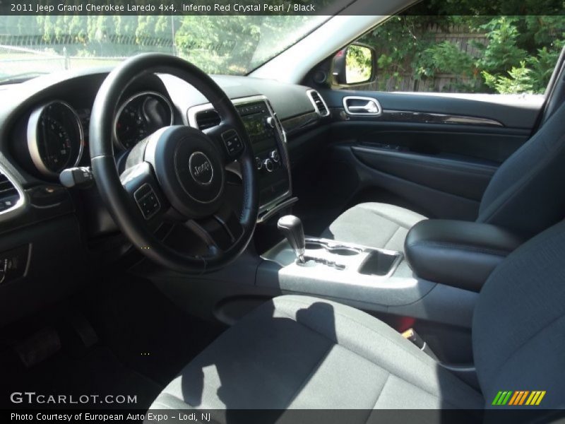 Inferno Red Crystal Pearl / Black 2011 Jeep Grand Cherokee Laredo 4x4