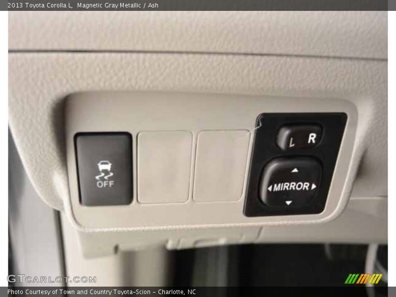 Magnetic Gray Metallic / Ash 2013 Toyota Corolla L