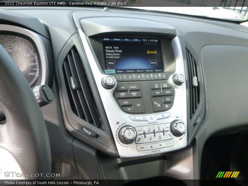 Cardinal Red Metallic / Jet Black 2012 Chevrolet Equinox LTZ AWD