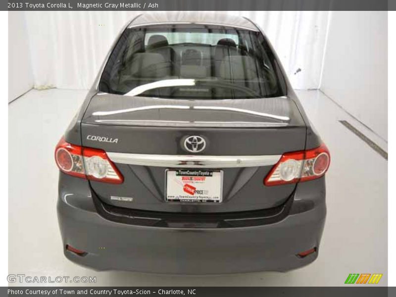 Magnetic Gray Metallic / Ash 2013 Toyota Corolla L