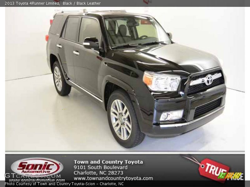 Black / Black Leather 2013 Toyota 4Runner Limited