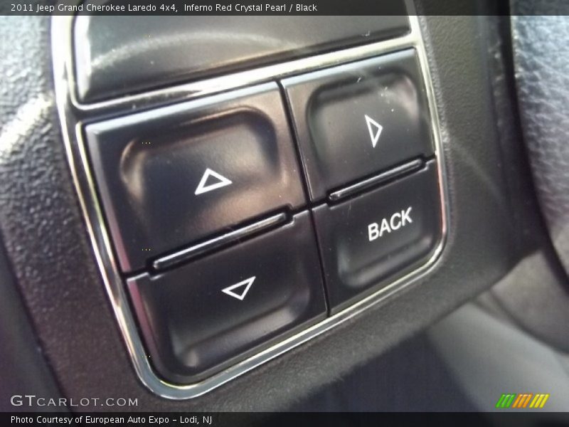 Inferno Red Crystal Pearl / Black 2011 Jeep Grand Cherokee Laredo 4x4