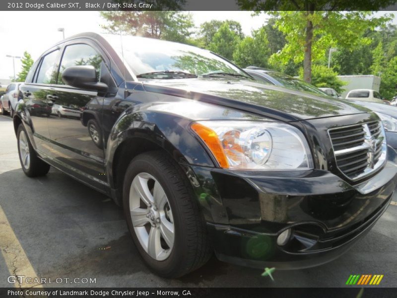 Black / Dark Slate Gray 2012 Dodge Caliber SXT