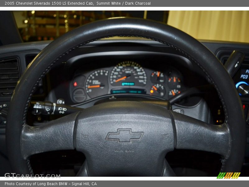Summit White / Dark Charcoal 2005 Chevrolet Silverado 1500 LS Extended Cab