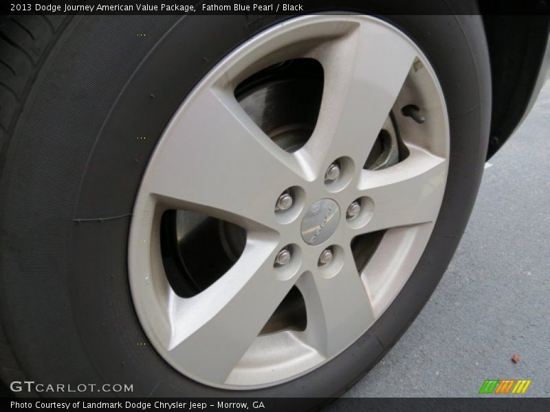 Fathom Blue Pearl / Black 2013 Dodge Journey American Value Package